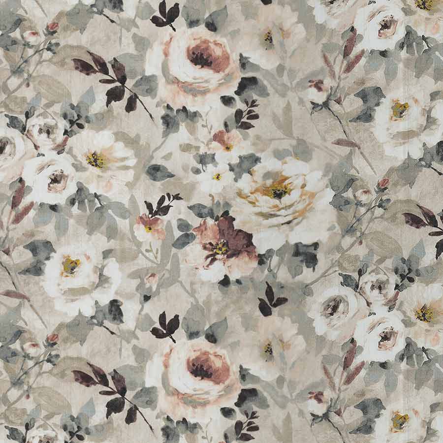 Floral Taupe Pattern – Blindtex